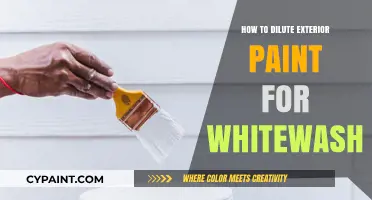 Diluting Exterior Paint for Perfect Whitewash: A Step-by-Step Guide