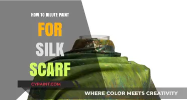 Mastering Silk Scarf Painting: Perfect Paint Dilution Techniques for Beginners