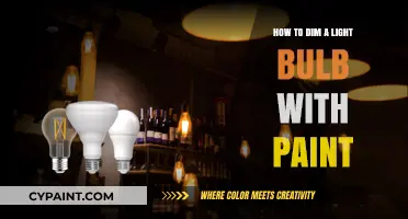Creative Lighting Hacks: Dim Your Bulb with Paint Techniques
