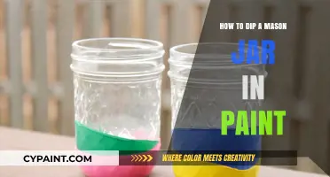 Easy DIY: Dipping Mason Jars in Paint for Creative Decor