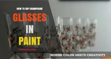 Creative Champagne Glasses: A Guide to Dipping in Paint