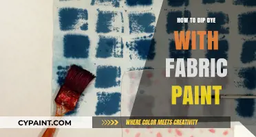 Creative Fabric Painting: Easy Dip Dye Techniques with Fabric Paint