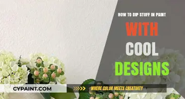 Dip-Dyed Delights: Creative Paint Dipping Techniques for Unique Designs