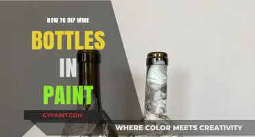Creative Wine Bottle Decor: A Guide to Dipping in Paint
