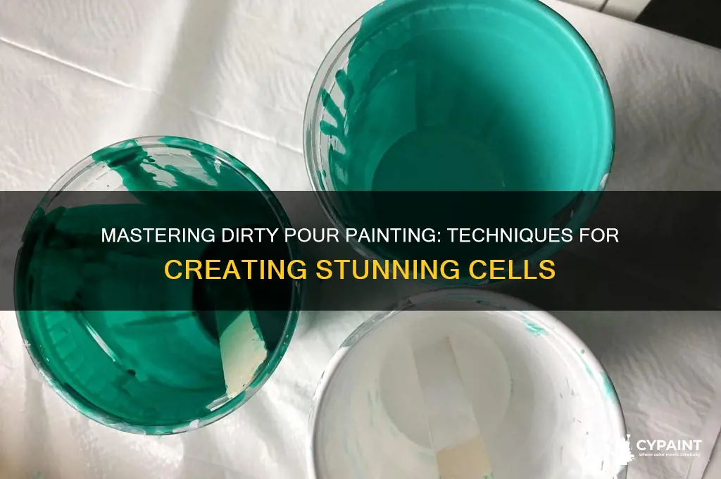 how to dirty pour paint with cells