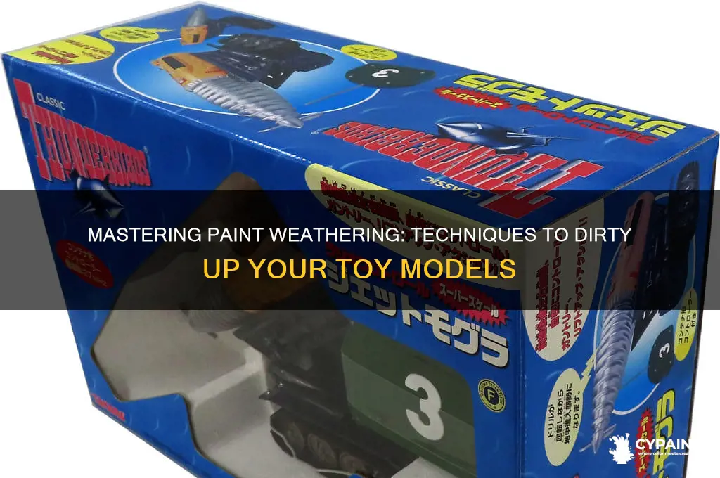 how to dirty up paint weathering toy