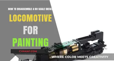 Disassembling HO Scale Diesel Locomotives: A Step-by-Step Guide for Painting