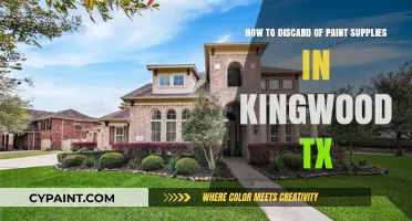 Dispose of Paint Supplies in Kingwood, TX: A Guide