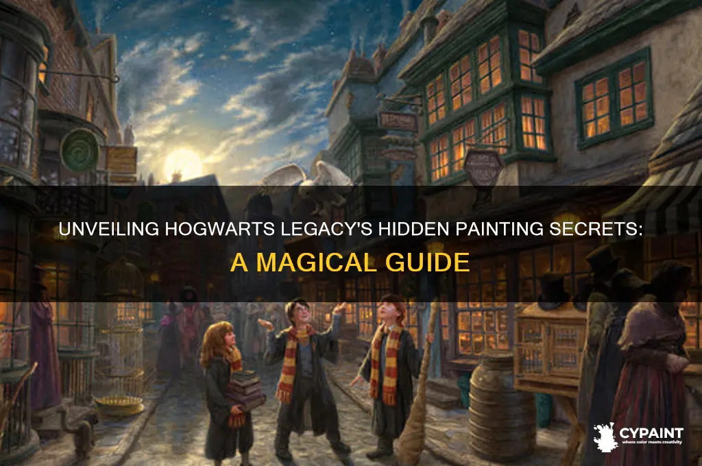how to discover the paintings secret hogwarts legacy