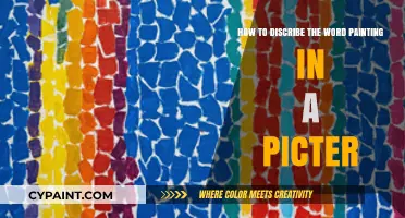 Unveiling Stories: Describing Word Paintings