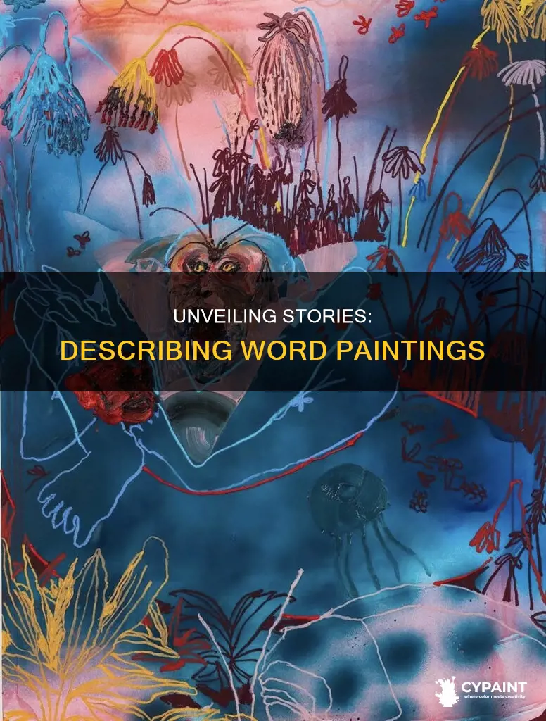 how to discribe the word painting in a picter