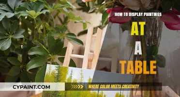 Creative Tips for Displaying Paintings at Your Table Setup
