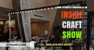 Craft Show Display: Presenting Paintings Perfectly