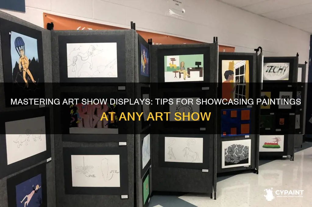 how to display paintings at n arthow