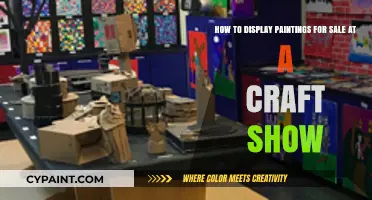Craft Show Success: Displaying Paintings to Attract Buyers