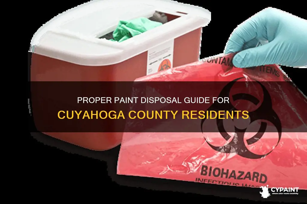 how to disposal of paint in cuyahoga county