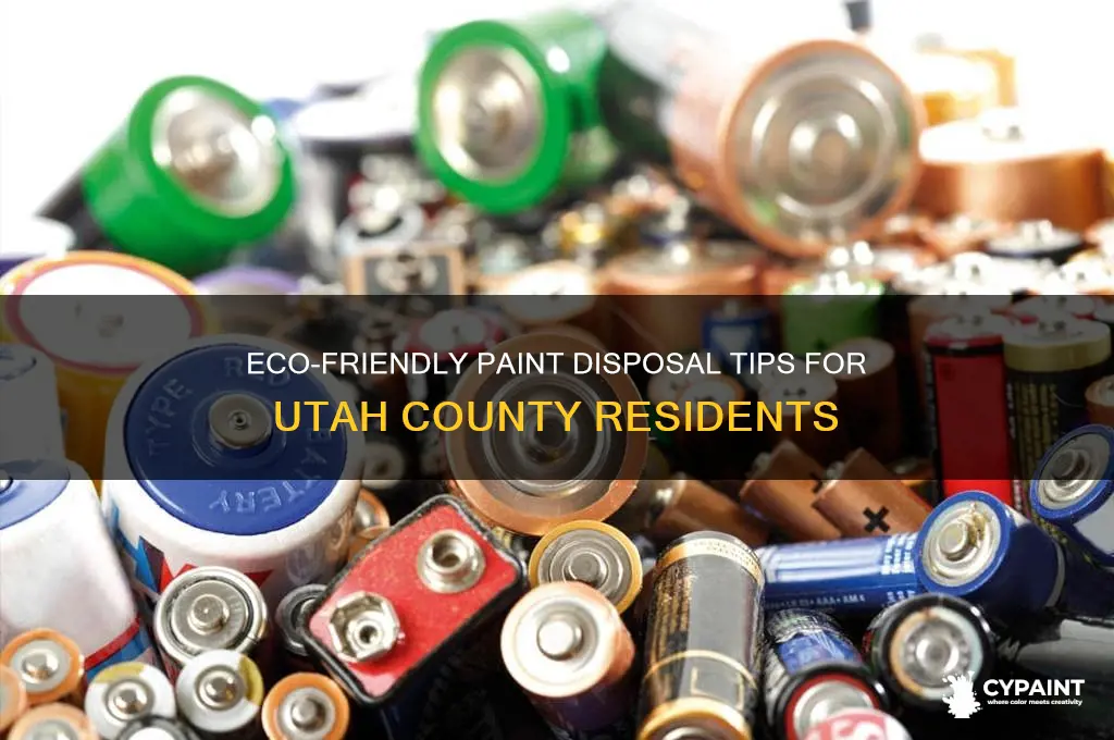 how to disposal of paint utah county