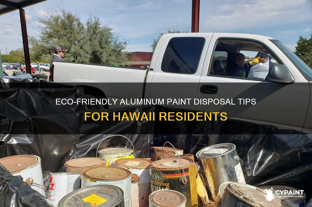 how to dispose aluminum liquid paint in hawaii