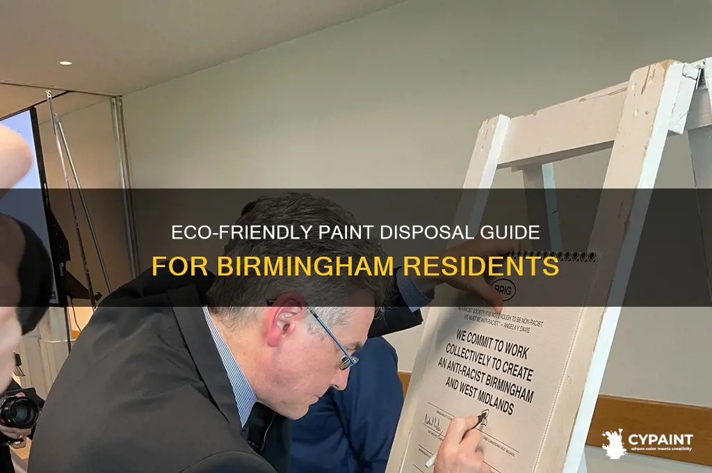 how to dispose if paint in birmingham