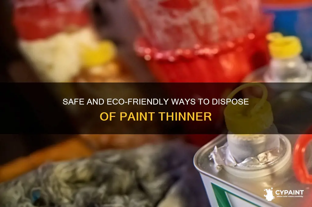 how to dispose of a small amount of paint thinner