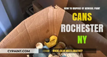 Safe Aerosol Paint Can Disposal in Rochester, NY