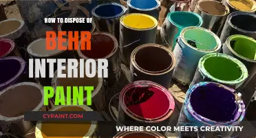 Eco-Friendly Guide: Properly Disposing of Behr Interior Paint Safely