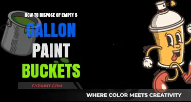 Dispose of Paint Buckets the Right Way