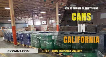 Dispose of Paint Cans: California's Guide