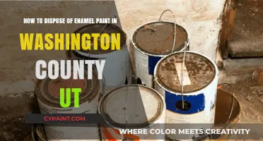 Eco-Friendly Enamel Paint Disposal Guide for Washington County, UT