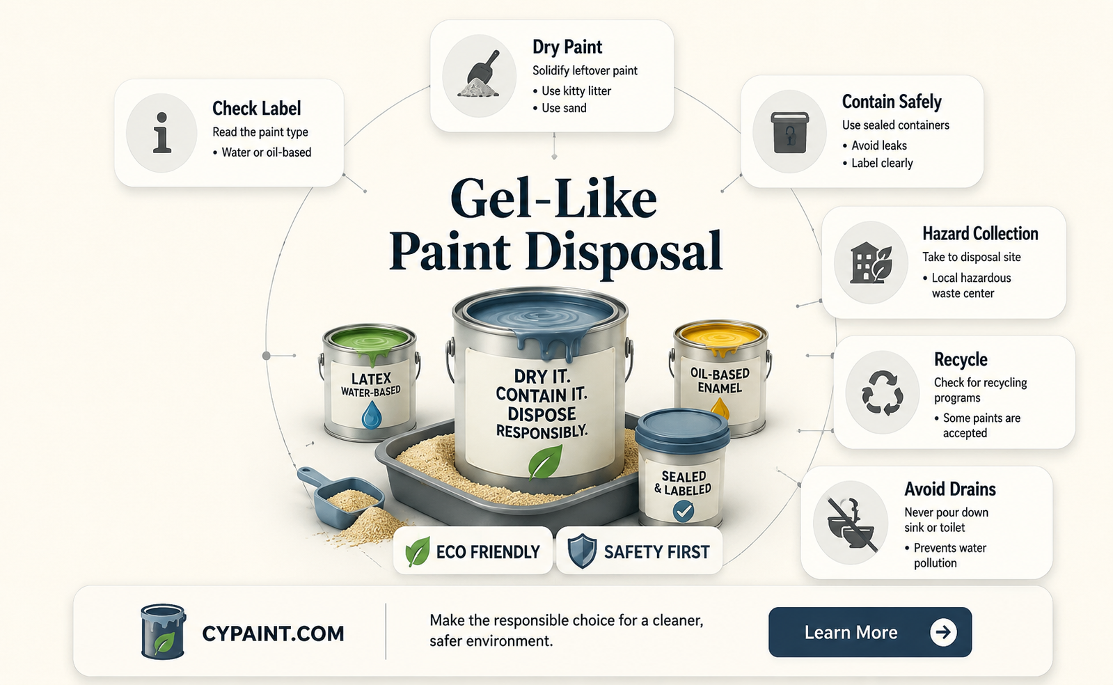 can i throw away paint that has turned into gel