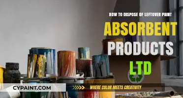 Dispose of Paint Absorbents the Right Way