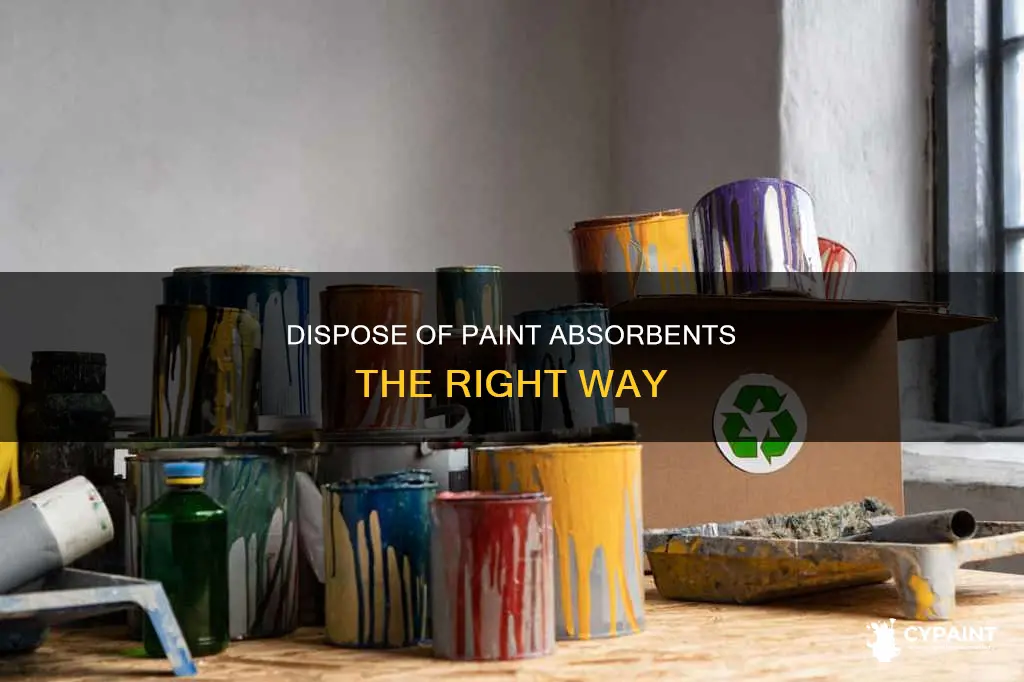 how to dispose of leftover paint absorbent products ltd