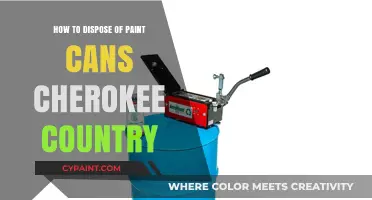 Eco-Friendly Disposal of Paint Cans in Cherokee Country: A Guide