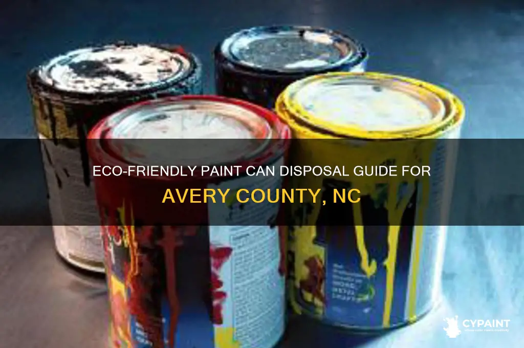 how to dispose of paint cans in avery county nc