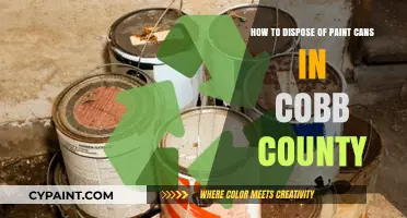 Dispose of Paint Cans: Cobb County Guide