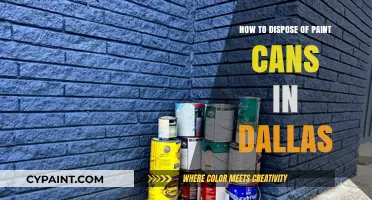 Eco-Friendly Paint Can Disposal in Dallas: A Comprehensive Guide