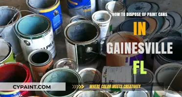 Safe Paint Can Disposal in Gainesville, FL: A Guide