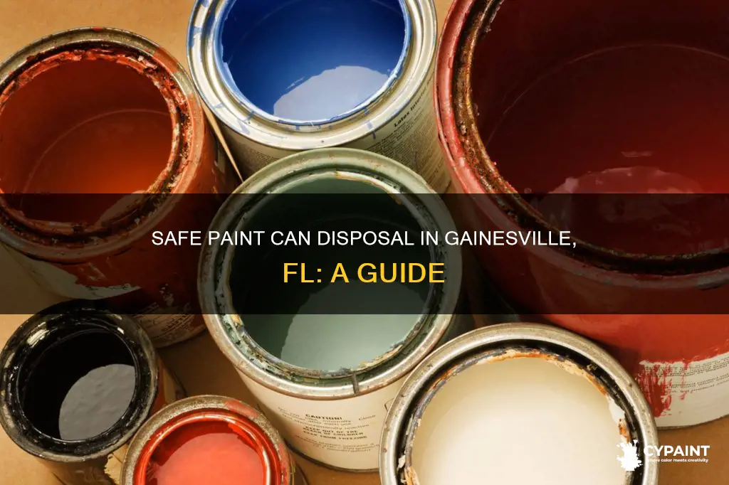 how to dispose of paint cans in gainesville fl