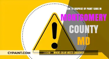 Eco-Friendly Paint Can Disposal Guide for Montgomery County, MD