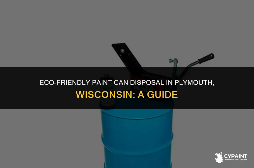 how to dispose of paint cans plymouth wisconsin