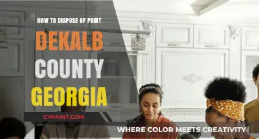 Proper Paint Disposal Guide for DeKalb County, Georgia Residents