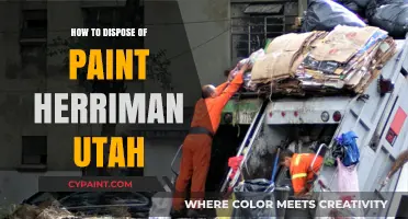 Eco-Friendly Paint Disposal Tips for Herriman, Utah Residents