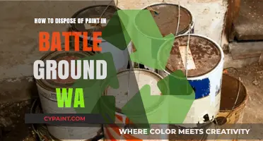 Dispose of Paint the Right Way in Battle Ground, WA