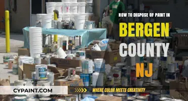 Dispose of Paint in Bergen County, NJ: A Guide