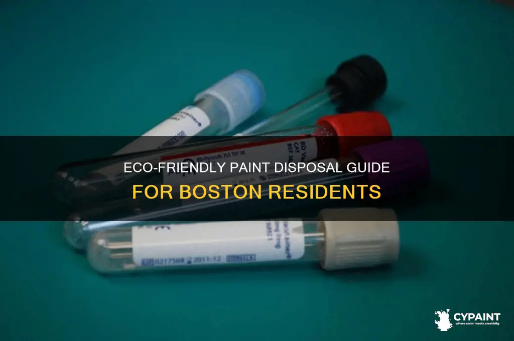 how to dispose of paint in boston
