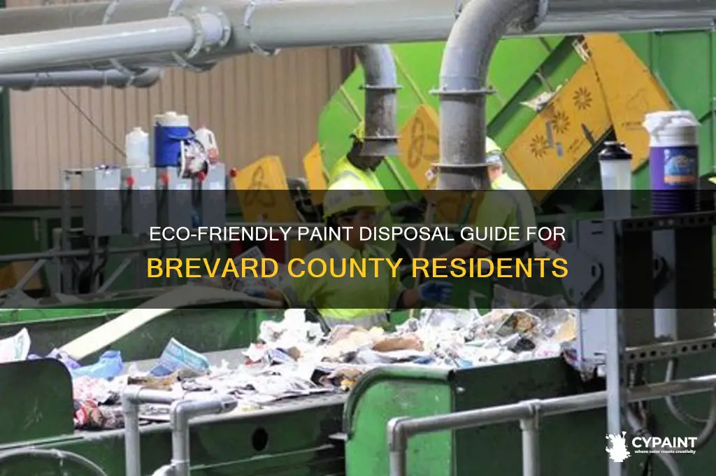 how to dispose of paint in brevard county