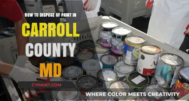 Dispose of Paint in Carroll County, MD: A Guide