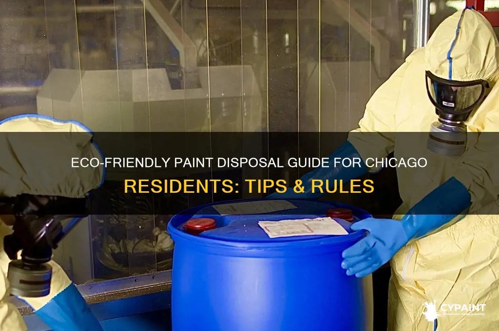 how to dispose of paint in chicago