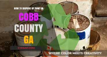 Dispose of Paint in Cobb County: A Guide