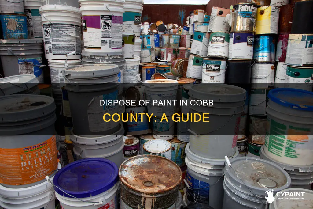 how to dispose of paint in cobb county ga